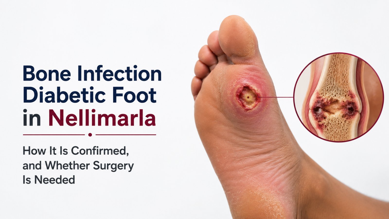 Bone Infection Diabetic Foot in Nellimarla: How It Is Confirmed, and Whether Surgery Is Needed
