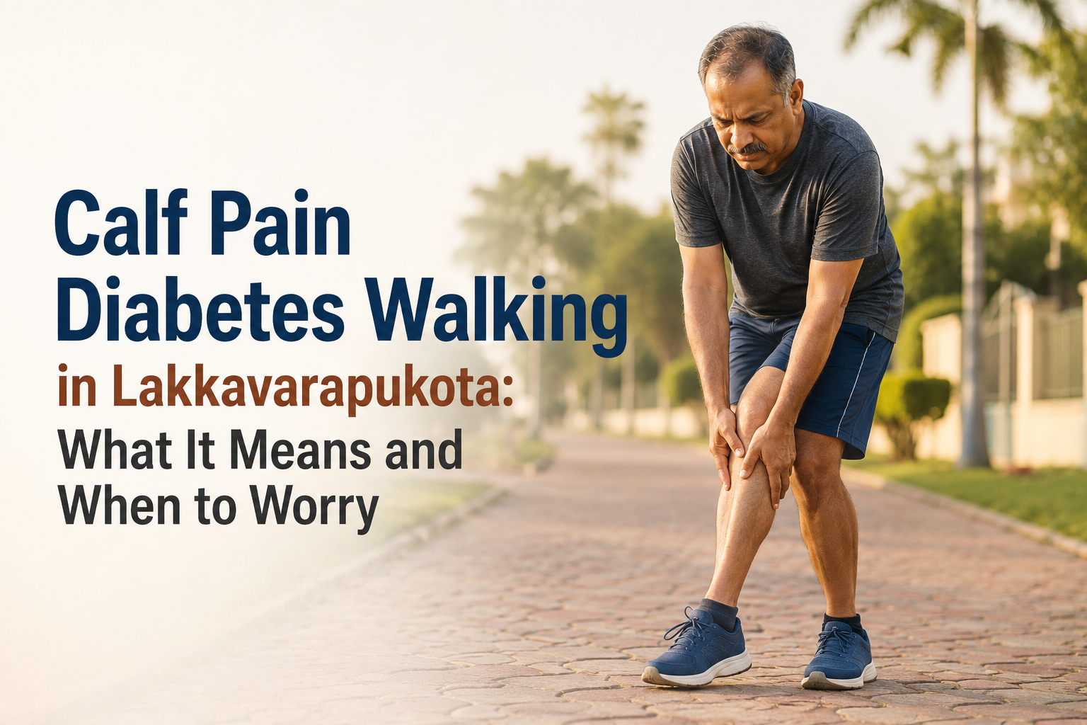 Calf Pain Diabetes Walking in Lakkavarapukota: What It Means and When to Worry