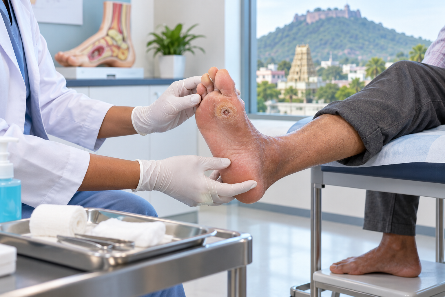 Diabetic Foot and Ulcer Clinic in Vizianagaram: Address, OPD Days and Telugu Guidance