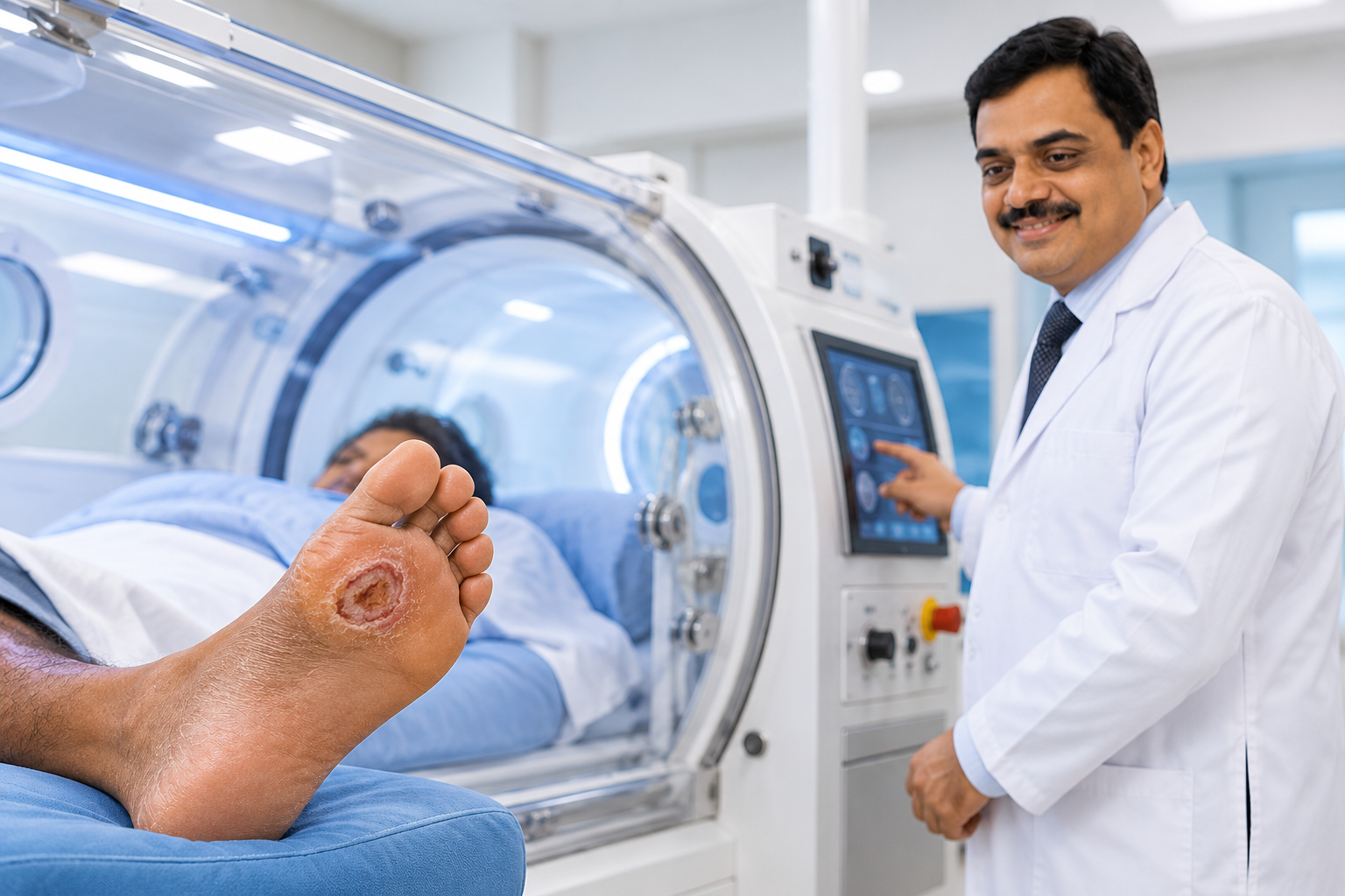 Hyperbaric Oxygen for a Diabetic Foot Ulcer: Who Qualifies Under IWGDF 2023 and Who Should Not