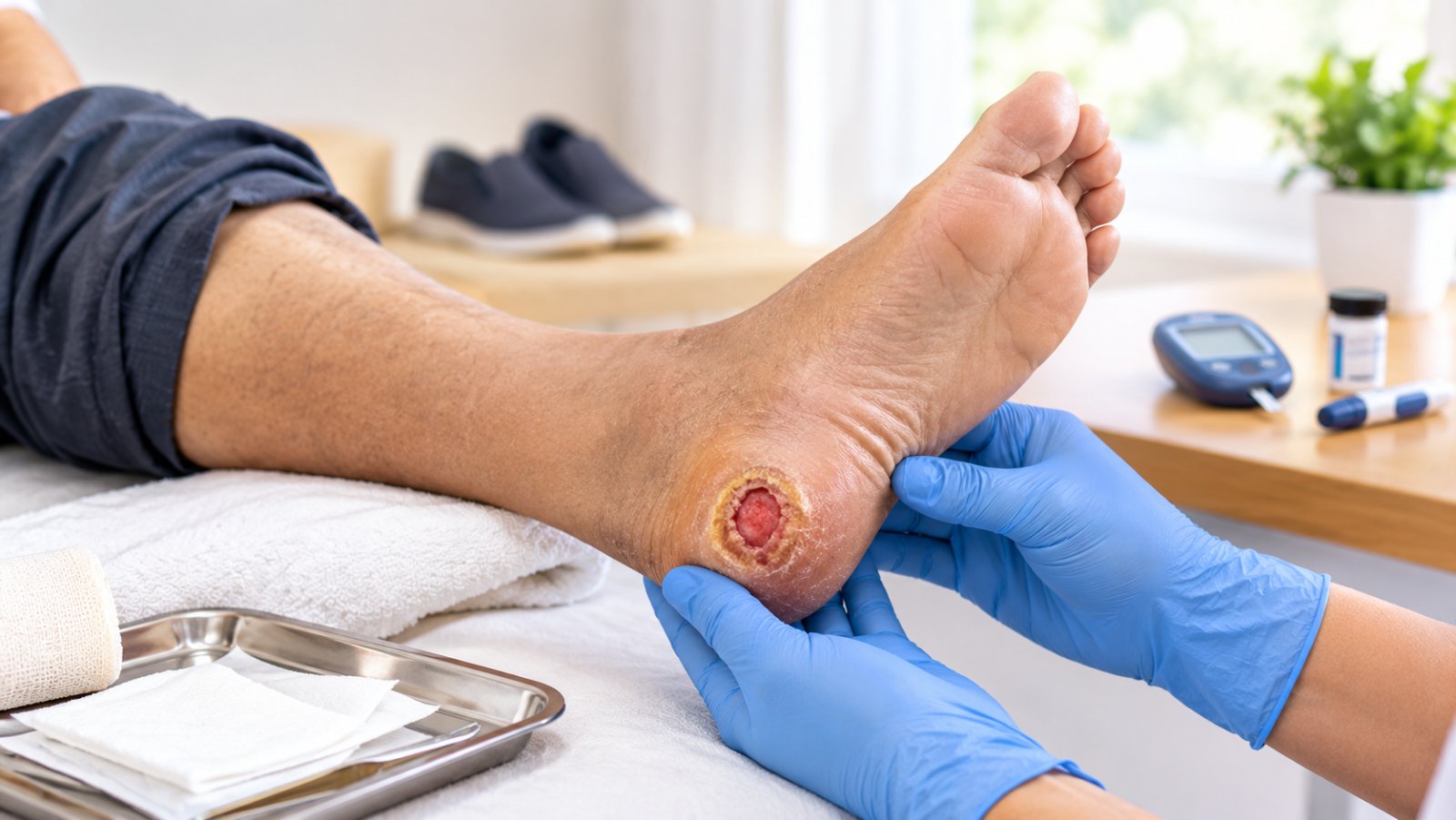 Diabetic Heel Ulcer Treatment in Jamnagar: Causes and Care