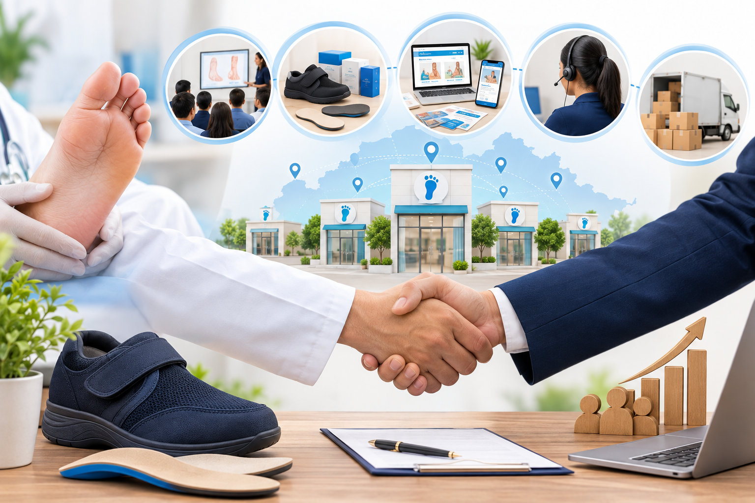 Franchise Support at Elegance Diabetic Foot & Ulcer Clinic