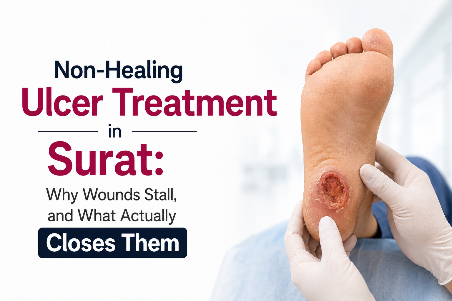 Non-Healing Ulcer Treatment in Surat: Why Wounds Stall, and What Actually Closes Them