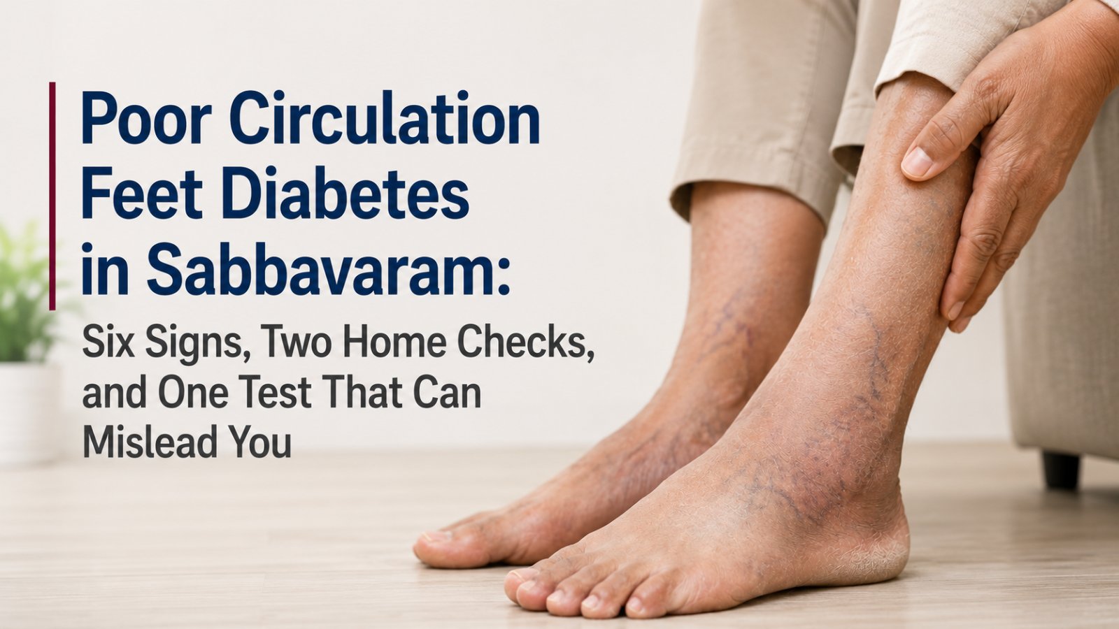 Poor Circulation Feet Diabetes in Sabbavaram: Six Signs, Two Home Checks, and One Test That Can Mislead You