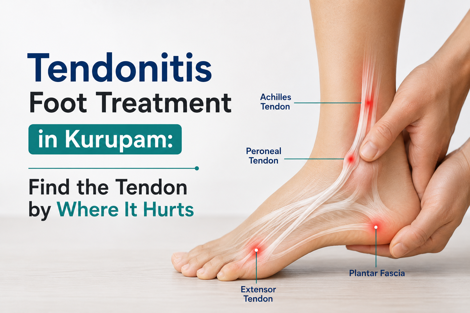 Tendonitis Foot Treatment in Kurupam: Find the Tendon by Where It Hurts