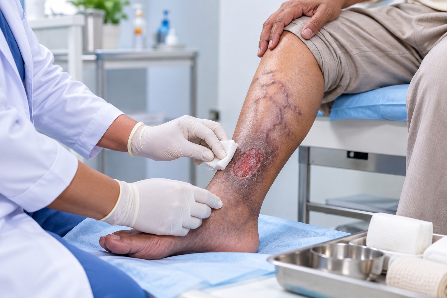 Varicose Vein Ulcer Treatment in Surat: Healing the Ulcer and Fixing the Cause