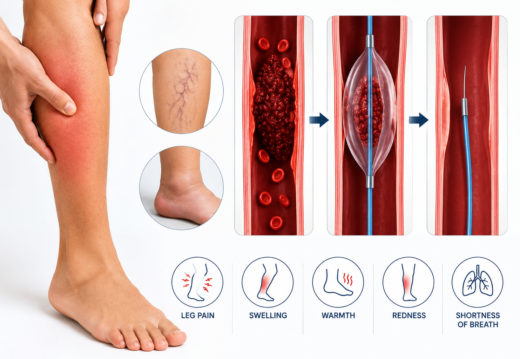 catheter leg clot