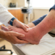 foot swelling sudden diabetic